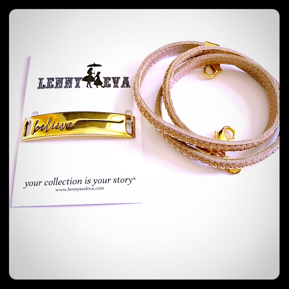 Lenny & Eva Refined Sentiment and Studded Wrap New